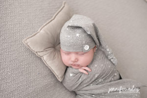 Newborn in Star Wrap
